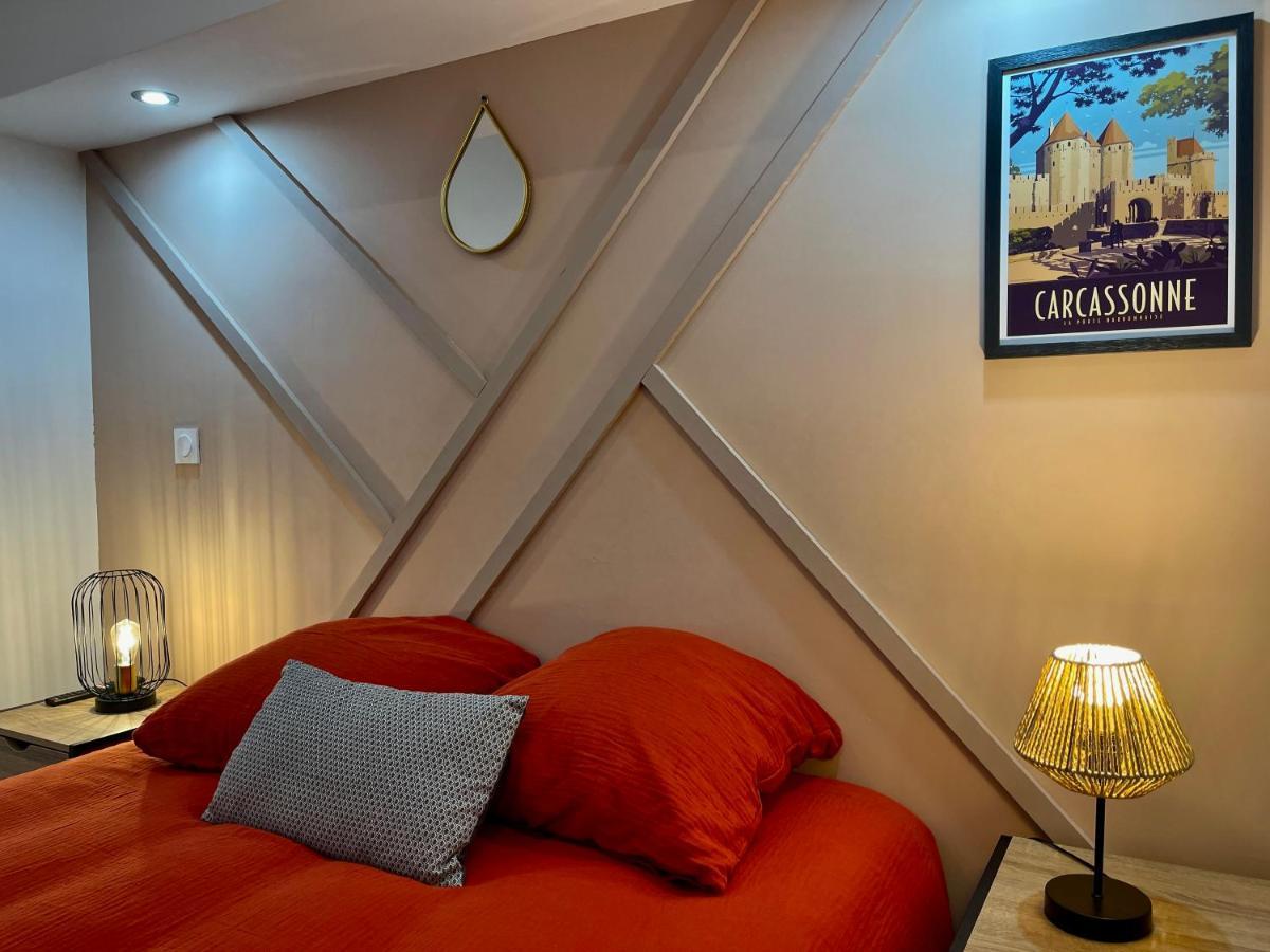 Rooftop N°38 - Rooms Et Studios - Vue Cite Medievale Carcassonne Luaran gambar